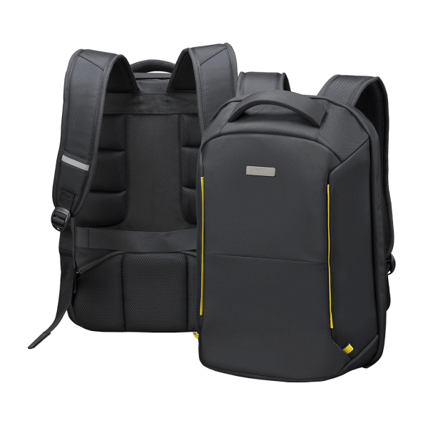 Anti-theft backpack xenon 17" Yellow