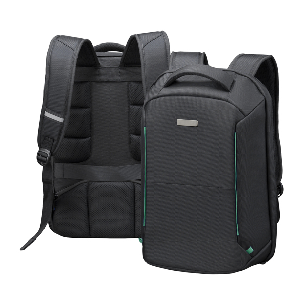 Anti-theft backpack xenon 17" Green