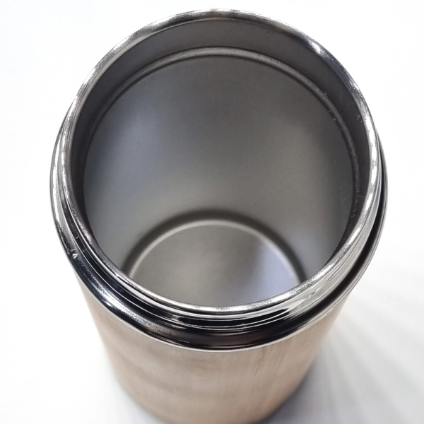 Eco thermal mug with tea strainer 450 ml. Bamboo